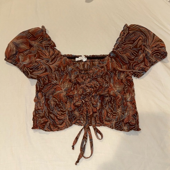 Vanilla Sky Boutique - Brown Top - Picture 2 of 3